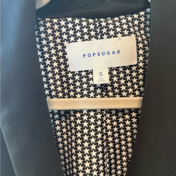 POPSUGAR Black Jacket with Starry Lining - Picture 1 of 3